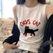 Women's New Summer Sleeveless Tank Top T-shirt, Simple Korean Style, Trendy, Versatile, And Fashionable_ecoleips.com
