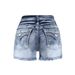 Women's Clothing Three Quarter Pants Denim Shorts Women's Sexy Slim Fit Shorts_ecoleips.com