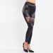 K New Sexy Leather Pants, Women's Lace Embroidered Leather Pants, Patchwork Cropped Pants_ecoleips.com