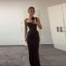 Women Sling Long Dress Pure Desire Style Slim Waist Corset Bone Tight Fitting Spicy Girl Bodycon Maxi Dress_ecoleips.com