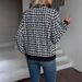 European American Cross-border 2026 Autumn New Zippered Houndstooth Jacket, Loose And Slimming Casual Top Coat_ecoleips.com