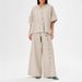 Trendy Hooded Top & Relaxed Pants Set – Breathable Polyester, Casual Chic (S-5XL, 4 Neutral Colors)_ecoleips.com