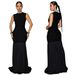 Women's Clothing Fashion Splicing Pleated Temperament Slim Beaded Dress_ecoleips.com