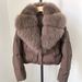 Women's Winter Short Down Jacket With Fox Fur Collar, Fashionable Loose Fit, Warm & Stylish, Multiple Colors Available_ecoleips.com
