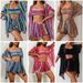 Sexy Tassel Bikini Set 4-Piece Sunscreen Cover Up Swimsuit For Women American Middle Eastern Fashion_ecoleips.com