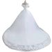 2026 European And American Style Off-The-Shoulder Wedding Dress Long Train French Bride Style Ethereal Tassel Dreamy Women's Party Wear_ecoleips.com