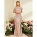 Women's slim fit fishtail sexy backless ladylike party dress _ecoleips.com