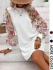 Women's round Neck Lace Dress Long Sleeve Spring Summer New Clothing_ecoleips.com