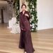 Elegant Commuter Suit Jacket with Pleated Skirt for Women New Style Middle Eastern Arabian Fashion in Stock_ecoleips.com