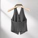 High-end Halter Neck For Women, Stylish And Fashionable Summer New Design, Outerwear Fashion Suit Vest_ecoleips.com