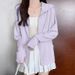 Ice Silk Cardigan Sunscreen Clothing Women's Summer 2026 New Loose Breathable Thin Cardigan Top Sunscreen Clothing_ecoleips.com