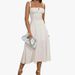 Women's Clothing Slim Waist Bodycon Sundress With Drawstring And Slit For Women Summer Fashion Boobs Shaped Design Hot Selling_ecoleips.com