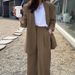Women's Wide Leg Pant Suit Set Modern Oversized Blazer And Trousers Two Piece Outfit For Business Casual_ecoleips.com