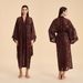 Aria Basics New Cross-border W's Pajamas, European And American Satin Chiffon Printed Robe, Loose Long Home Wear Nightgown For_ecoleips.com