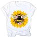 Summer European And American Cross-border Foreign Trade Wholesale T-shirts, Round-neck Casual Plus-size Loose_ecoleips.com