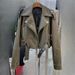 K Retro Leather Jacket, Women's Short Style, New Casual, This Year's Popular Motorcycle PU Leather Jacket_ecoleips.com