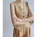 French-style Retro Simple Slim-fit V-neck Slimming Vest, Suitable For Commuting, Fashionable And Versatile Outerwear Top_ecoleips.com