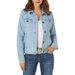 Women's Slim Fit Denim Jacket - Stretch Cotton Casual Coat (Blue/Black/Light Blue/Dark Blue), S-3XL_ecoleips.com