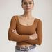 Women's Wide Collar Thread Sportswear Long Sleeved Yoga Top Internet Celebrity Style High Elastic Autumn Winter Jacket Sexy_ecoleips.com