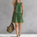 Women's Summer Casual Fashion Color Block Two Piece Set Sleeveless Shorts Trendy European American Style 2026 Cross Border_ecoleips.com