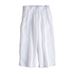 Suitable For All Seasons Stable Stock French Wide-Leg Pants Nine-Point Casual Artistic Loose Elastic Waist Drawstring Women's Linen Pants#000_ecoleips.com