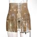 Rhinestone 2025 Hot Sale Sexy Sparkling Diamond Tie Patchwork Women's Midi Skirt Z1046_ecoleips.com