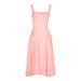 AD334 Cross-Border New Summer Square Neck Strap Sweet Temperament Princess Fashion Waist-Cinching Dress_ecoleips.com