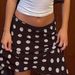 Women's Satin Polka Dot Midi Skirt High-Waist Elegant Versatile Flowy Design Brown S to L Sizes_ecoleips.com