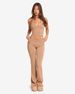K Yoga Set For Women, Including Chest Cushion, Neck Vest, High Waist, Naked Sensation, Quick Drying Exercise, Horn, Long Pants_ecoleips.com