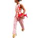 Women's Relaxed Fit Linen Two Piece Set American Style Spring Summer Printed Vest And Trousers Outfit Thin Polyester_ecoleips.com