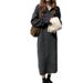 Aria Basics Aria Basics Solid Color Polo Collar Base Autumn Winter New Paired With Coat Long Over-the-Knee Lazy Style Loose Thick Knitted_ecoleips.com