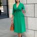Women's Clothing Women's Fashion Temperament Double Breasted Suit Collar Solid Medium Length_ecoleips.com