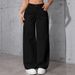 Women's Casual Straight Leg Wide Leg Solid Color Jeans Autumn Fashion Relaxed Everyday Wear Comfortable Feshion_ecoleips.com