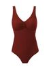 Women's Clothing One Piece Swimsuit Female Solid Color Sexy Bikini Swimsuit Female_ecoleips.com