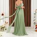 Women's Clothing Fruit Green Bridesmaid Dress New Style Sister Group One Shoulder Can Be Worn At Ordinary Times High End Niche Slim Long Women_ecoleips.com