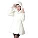 Women's Clothing Autumn And Winter New Fur Coat For Women, Mid Length, Hooded, Thickened, Large Size Mink Fur, Faux Fur, Slim Fit_ecoleips.com