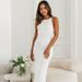 Wind 2025 Summer New Fashionable Three Dimensional Lines Sexy Strap Slimming Dress Women's Wear_ecoleips.com