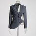 Unique Niche Style 2026 Spring New Asymmetrical Hollow Out Waist-Revealing Slim Fit Women's Blazer_ecoleips.com