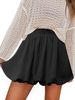 Women's Clothing Girl Bubble Short Ruffled High Waist Short Skirt Casual Female Pleated_ecoleips.com