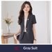Summer New Short-sleeved Blazer Women, Lightweight Professional Suit, Formal Attire For Jewelry Store Workwear_ecoleips.com