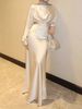Elegant Solid Color Women’s Dress Set – Tailored Blouse & Mermaid Skirt Outfit_ecoleips.com