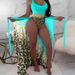 Women's Clothing new women's fashion leopard print one piece swimsuit and covered seaside beach swimsuit tie dye 3D printing_ecoleips.com