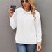 2026 European And American New Women's Clothing Spring, Autumn And Winter Sweater Hooded Pocket Solid Color Top, Seasonal Daily Wear_ecoleips.com