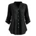 2025 New Women's Long Sleeve V-neck Blouse Plus Size Lace Shirt_ecoleips.com