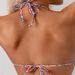 Verve 2025 New Tie Print Swimsuit For Women Beach Sexy Bikini Hot Spring Swimwear_ecoleips.com