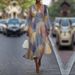 Women's V-Neck Dress Summer Fashion Floral Puff Sleeve Dress_ecoleips.com