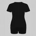 Summer Women's Slim Fit Shorts Set Printed Comfortable Short Sleeved_ecoleips.com