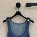 Retro Denim Pinafore Dress – High Waist Adjustable Straps & Side Zipper Detail (S-Xxl) | Vintage Blue Wash | Casual Jumper Dress_ecoleips.com