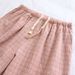 Women's Printed Cotton Sleep Shorts Summer Thin Couple Style Casual Loose Home Lounge Shorts_ecoleips.com