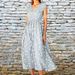 Women Elegant Long Dress Stylish V‑Neck With Classic Polka Dot Print, Slim Silhouette & Flowy Big Swing Hem_ecoleips.com